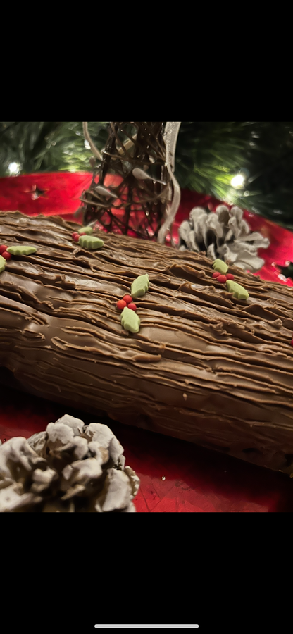 Christmas Swirl Log